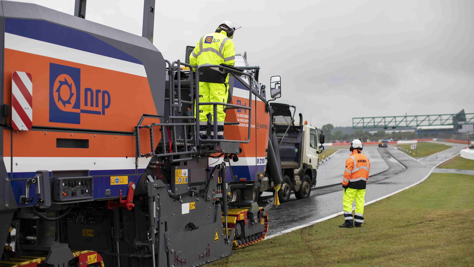 Silverstone, resurfacing work,